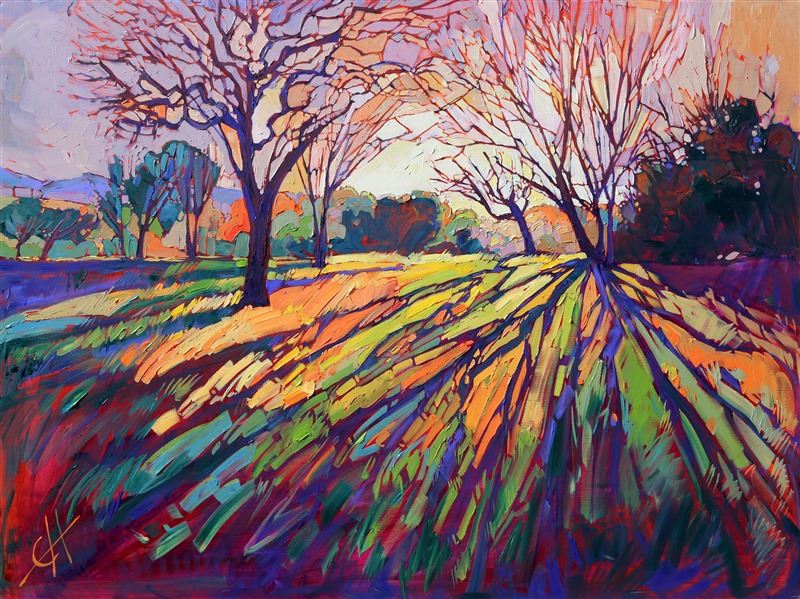 Erin Hanson painting Crystal Light