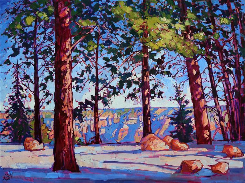 Erin Hanson painting Northern Rim