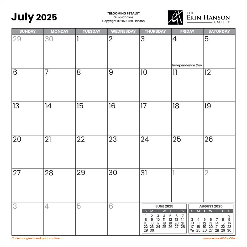 2025 Wall Calendar - Color Wheel Image 2