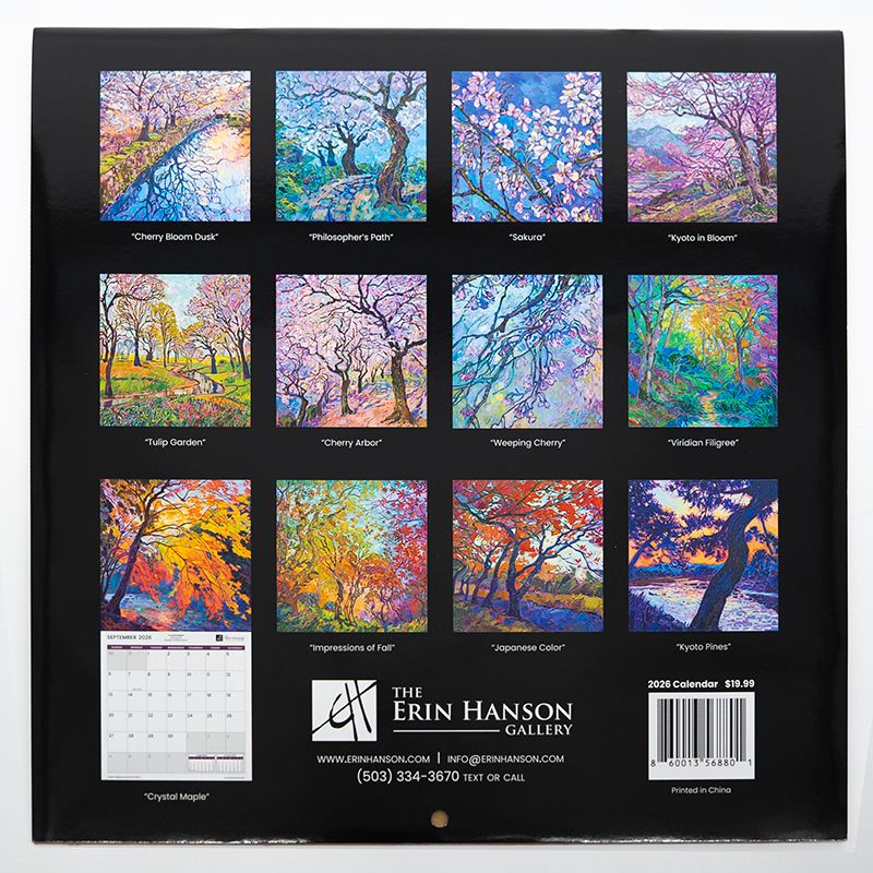 2026 Wall Calendar - Colors of Japan Image 1