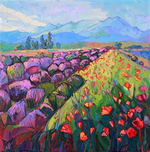 Paintings of Lavender Fields